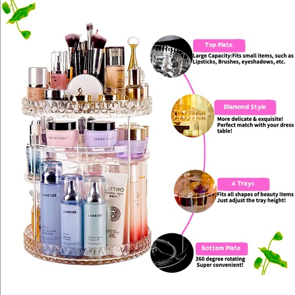 Rotating Makeup Organizer - Picture 1 of 2